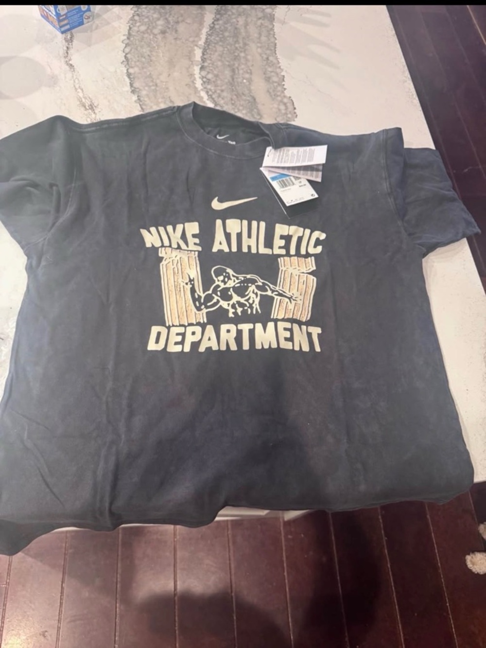 Nike Black Short-Sleeve Graphic Tee